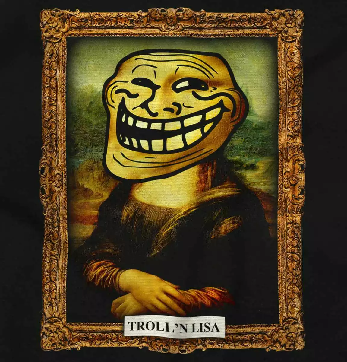 Trollface meme - High Quality Art Print