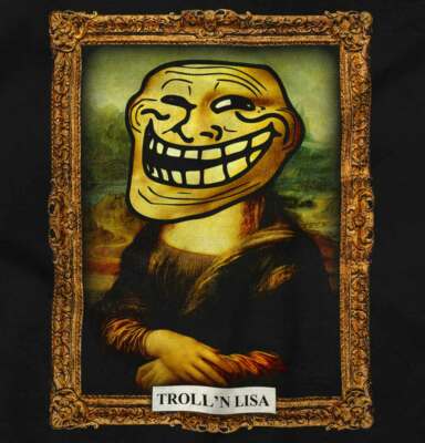 Troll Face Funny Mona Lisa Art Painting Meme Long Sleeve Tshirt for Men or Women | eBay Troll Face Funny Mona Lisa Art Painting Meme Long Sleeve Tshirt for Men or Women | eBay