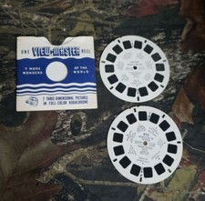 Vtg 2 View-Master Yogi Bear Patron Art  Adventure Of Tarzan Reels