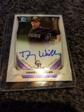 2014 Bowman Chrome Daniel Winkler 1st Prospect Rookie Autograph Auto 