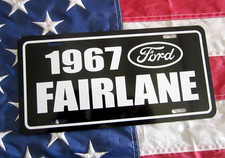 Black 1967 Ford Fairlane License Plate Car Tag 67 Fair Lane 500