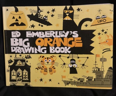 Ed Emberley's Big Orange Drawing Book  (1980, Trade PB) 1st Ed Like New