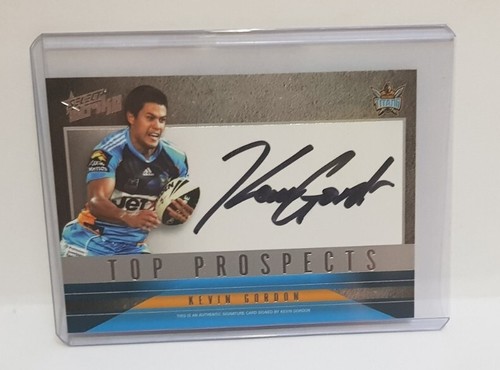 Kevin Gordon Titans 109/300 2011 NRL SELECT STRIKE Top Prospects Signature (#66)