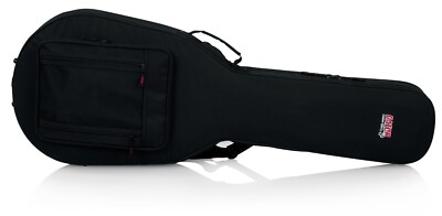 Gator Cases Lightweight Polyfoam Guitar Case for Les Paul Single Cut Guitars