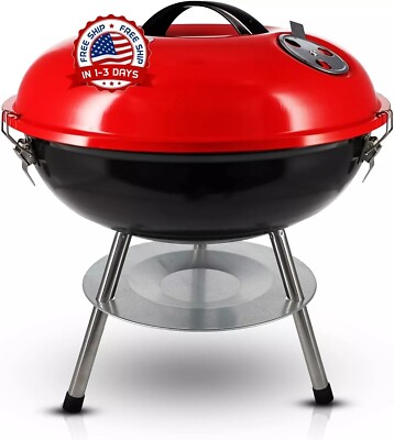 Parrilla De Barbacoa La Carbón Portátil Para Asar Al Aire Libre Rotisserie Grill