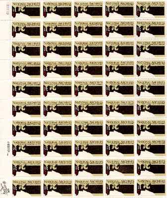 Scott #208120 CentNational ArchivesSheet of 50 | eBay