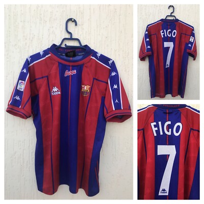 FC BARCELONA 1997 1998 FOOTBALL CAMISETA FIGO SHIRT JERSEY