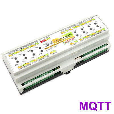 Denkovi smartDEN MQTT 16 Relays Module - DIN RAL BOX, Web, HTTP API, Software