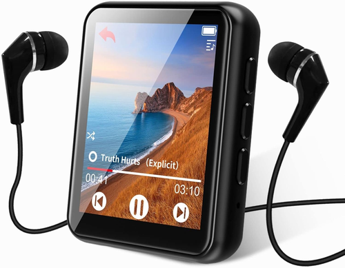 64GB MP3 Player Bluetooth 5.3 Touch Screen Music Player Portable Mp3 Player with