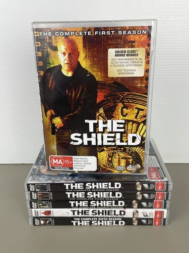 The Shield DVD Region 4 Series 1 - 6 1 2 3 4 5 6 Like New - 第 1/8 張圖片