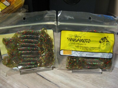 Yamamoto 5 Double Tail Hula Grub Realista Cebos De Pes... | Cuotas sin