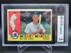MICKEY MANTLE,  1960 Topps Card #350,  New York Yankees,  KSA 3 Graded