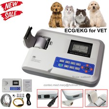 TIERARZT Veterinärmedizin Single Kanal 12 Führen EKG EKG Maschine ECG100G VET
