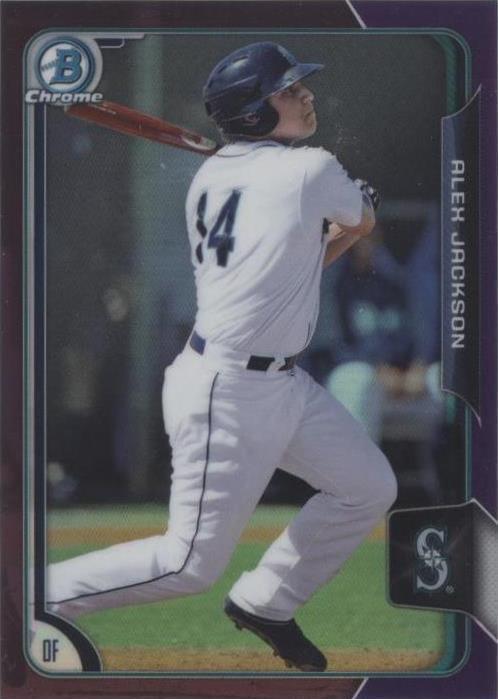 2015 Bowman Chrome - Prospects Alex Jackson #BCP208 Purple Refractor ...