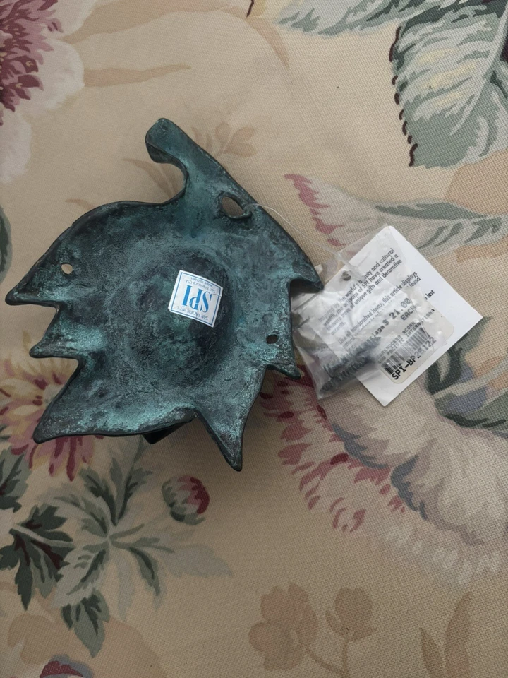 Llamador de puerta de bellota y hoja de metal SPI Foto 2 de 3