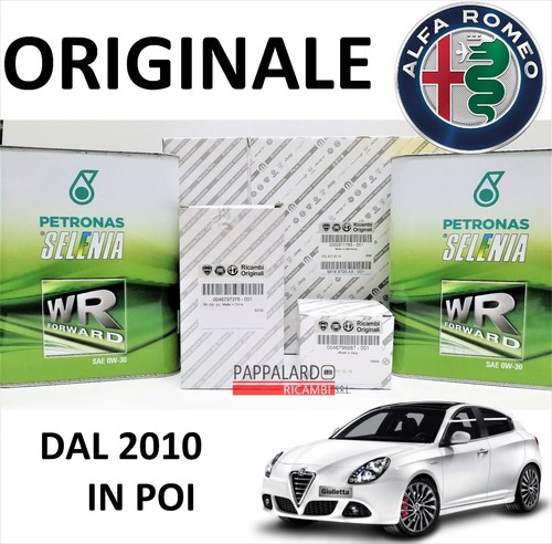Wartungsset Für Alfa Romeo Giulia 2.2 Diesel – 4 Filter + 6 Liter Selenia 0W30 Öl