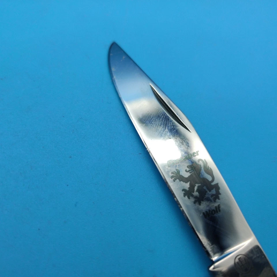 HARTKOPF GERMANY SOLINGEN FOLDING KNIFE BLACK PASSAUER WOLF - Image 4 of 4