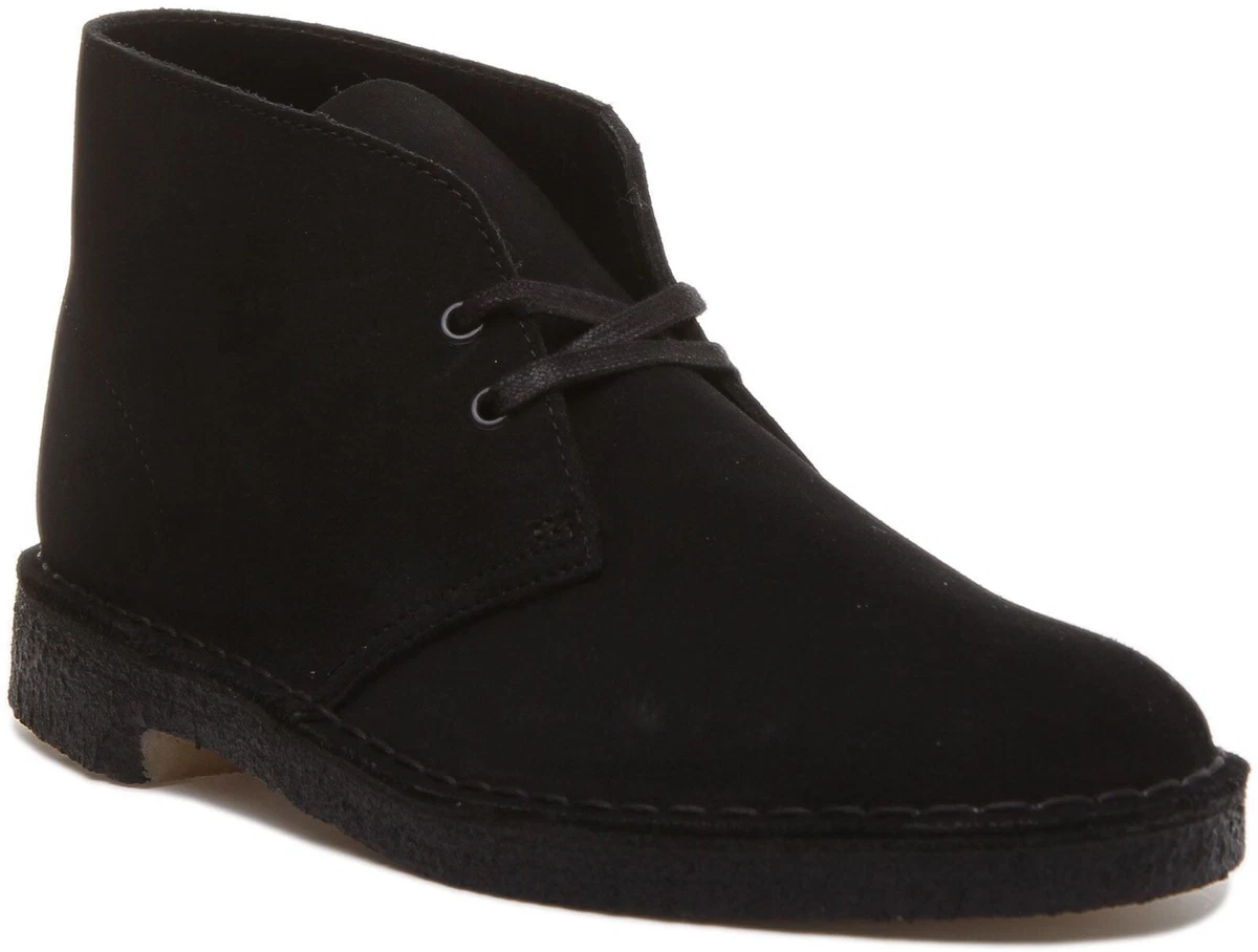 CLARKS ORIGINALS Desierto Botas ante Negro Chukka Hombre Talla UK 6-12