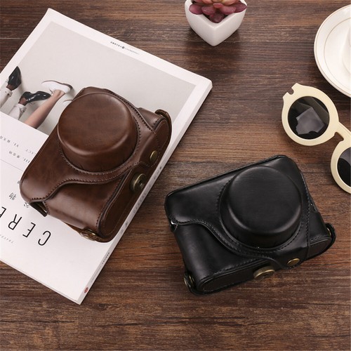 Camera PU Leather Carrying Case Bag For Fujifilm X100V X100F X100T X100S X100 - Picture 7 of 14