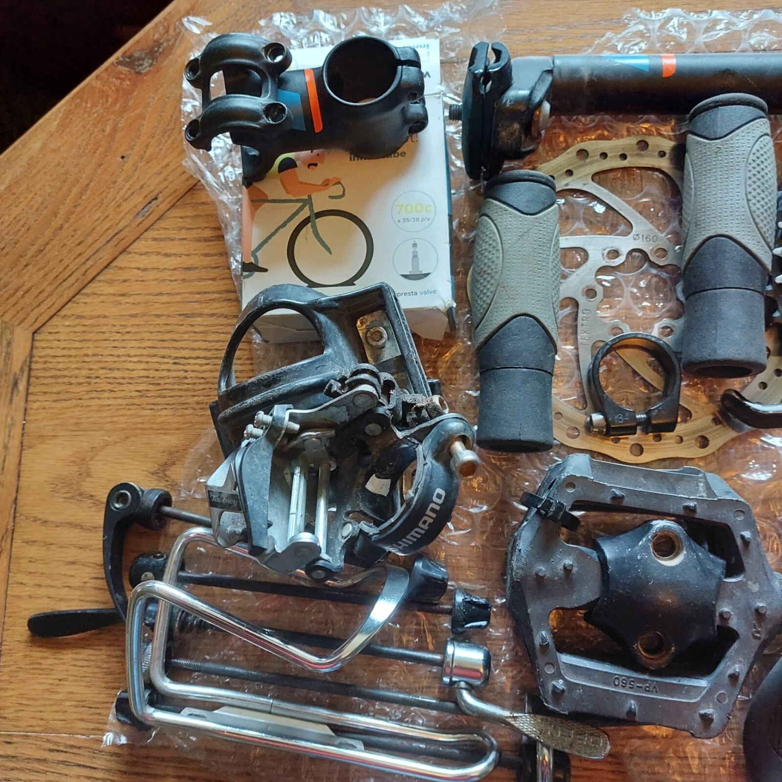 A joblot of various bicycle parts eBay