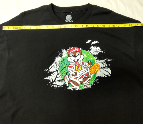 Buc-ees Halloween Boo Crew Glow In Dark T Shirt Mummy Black Mens Sz 3XL - Picture 9 of 15