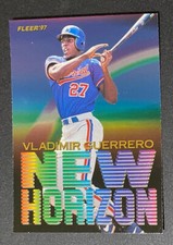 1997 FLEER New Horizons Insert Rookie Vladimir Guerrero Montreal Expos