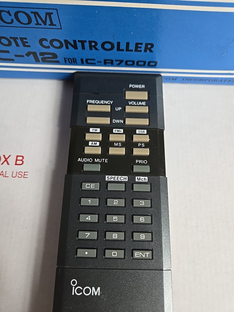 ICOM RC-12 REMOTE CONTROLLER FOR IC-R7000, Icom Remote ICOM RC-12 REMOTE CONTROLLER FOR IC-R7000, Icom Remote