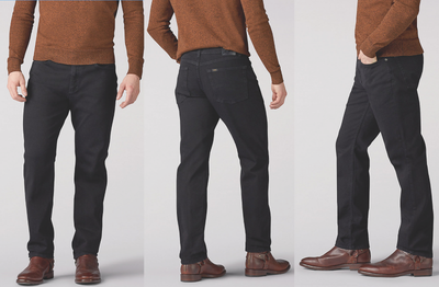 lee men's premium flex denim regular fit