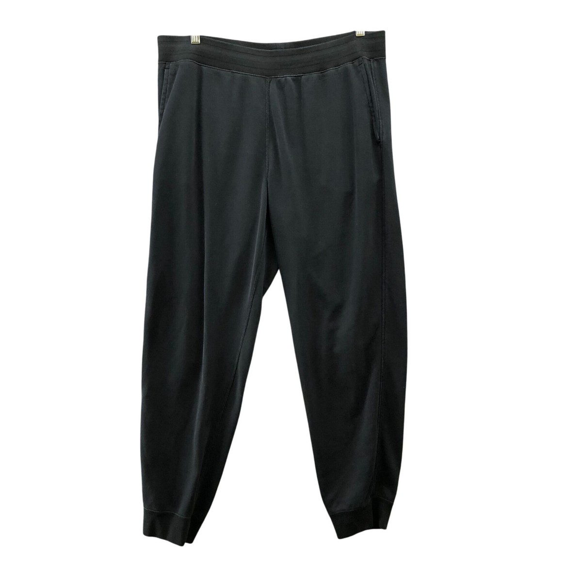 Uniqlo Jogger Sweatpants Mens XL Black Pull On Relaxed