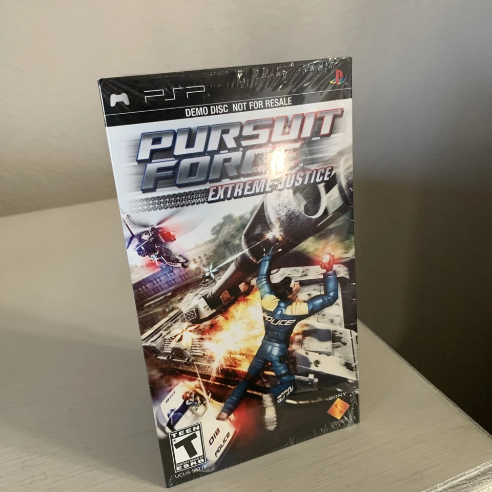 Pursuit Force Extreme Justice PSP Promo Demo Disc Brand New Sony Factory Sealed - Image 4 of 4