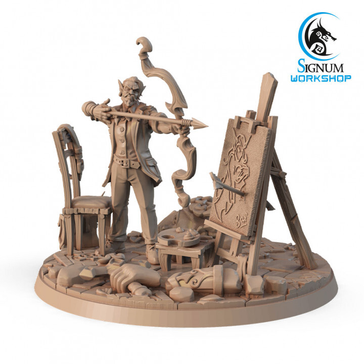 Minatura In Resina Per D&D E Wargames - Signum Workshop Dicembre 2023 - Stampa 3D Dettagliata, Nuova - Foto 3