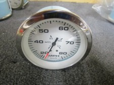 New Teleflex Prism Series 80 MPH Boat Speedometer Gauge Speedo Pitot Type