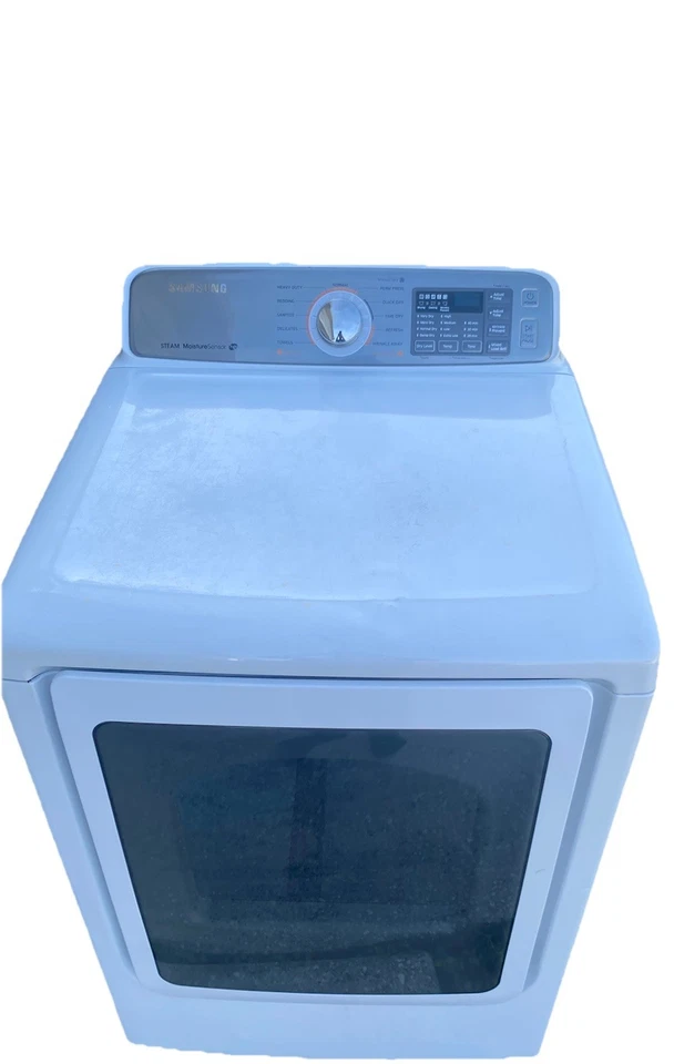 Samsung - 7,4 Cu. Secadora de gas inteligente Ft. con desinfección a vapor+ - blanca Foto 3 de 3