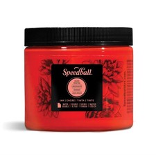Speedball Water-Soluble Block Printing Ink 16 oz. Red