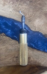 Shaviv Twist-A-Burr Model B Hand Deburring Tool: Aluminum Handle .