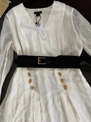 chinese dress ladies Button Dress in Basket Weave Linen | Women's Dresses main image 1