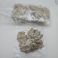 6Pcs Big Satin Hair Scrunchies For Women And Girl Fashionable leopard Print Nip