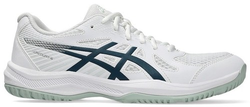 Asics Upcourt 5 Volleyball Shoe White Deep Ocean Teal 1074A039 Mens 6.5 Womens 8 Amazon.com | ASICS Men main image 4