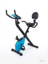 ZAP Folding Exercise Bike – Compact Home Gym Workout Cycle with Digital Monitor