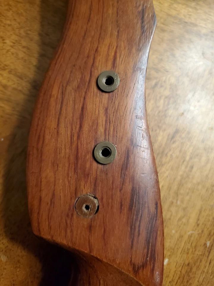 Jim Brackenbury Bowyer Takedown Recurve Bow Vintage 42# @30" 66" Length Custom - Image 4 of 4