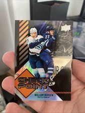 24-25 Upper Deck Check Point Black William Borgen Seattle Kraken #CP-20