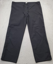 Dickies Scrub Pants Womens XL Black Comfort Drawstring Waist Straight Leg
