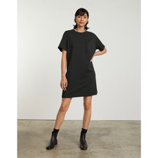 Everlane The Weekend Tee Dress XS Black Short Sleeve Cotton NWT