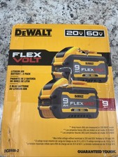 DEWALT DCB609-2 FLEXVOLT 20V/60V MAX 9Ah Battery 2-Pack - New