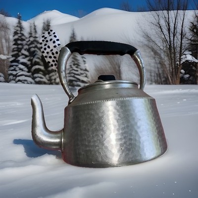 Vintage Sona Ware J250 Large tea pot - aluminum Stratford on Avon England