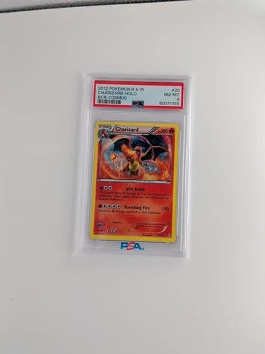 2012 POKEMON B&W BOUNDARIES CROSSED COSMOS #20 CHARIZARD-HOLO PSA 8