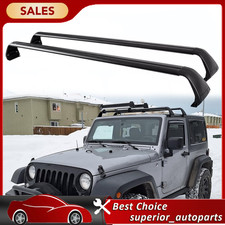 Top Roof Rack Cross Rails Bars Luggage Carrier For 07-24 Jeep Wrangler Jk Jl Jt Top Roof Rack Cross Rails Bars Luggage Carrier For 07-24 Jeep Wrangler Jk Jl Jt
