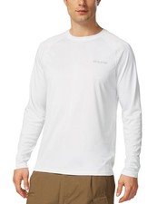 Camisas de protección solar para hombre Baleaf UV SPF UPF 50+ grandes, 01-blancas