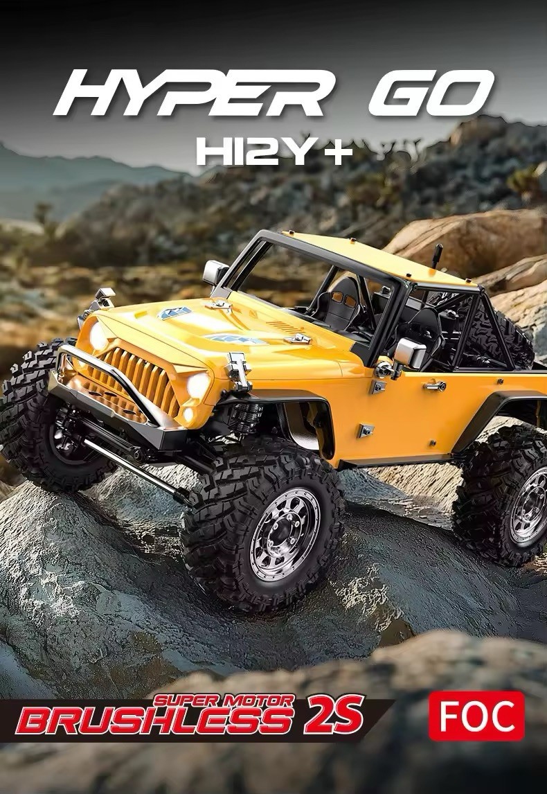 MJX hyper go H12Y 1/12 4WD RC クローラーブラック