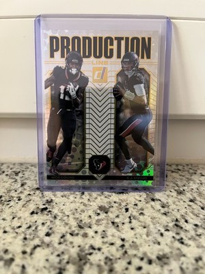 Panini Donruss 2025 NFL Nico Collins C.J. Stroud Production Line #No.11